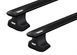 Багажник на гладкий дах Thule Wingbar Evo Rapid Black для Mitsubishi Colt (mkIX)(Z30)(3-дв.) 2004-2012 (TH 7113B-754-1358) TH 7113B-754-1358 фото 1