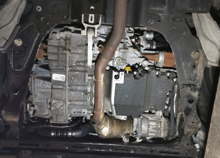 Захист двигуна Ford Edge II (2014-2024) Європа /V: 2.0L/ на двигун і КПП - 2.0 мм. 100421 фото