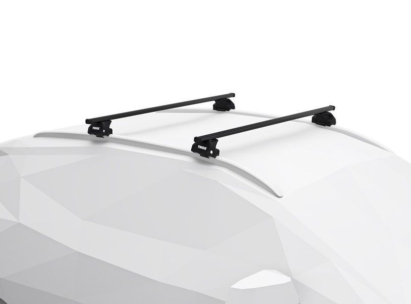 Багажник в штатні місця у рейлінгах Thule SquareBar Evo для Genesis GV80 Coupe (mkI) 2023&rarr; (TH 7124-7107-7185) TH 7124-7107-7185 фото