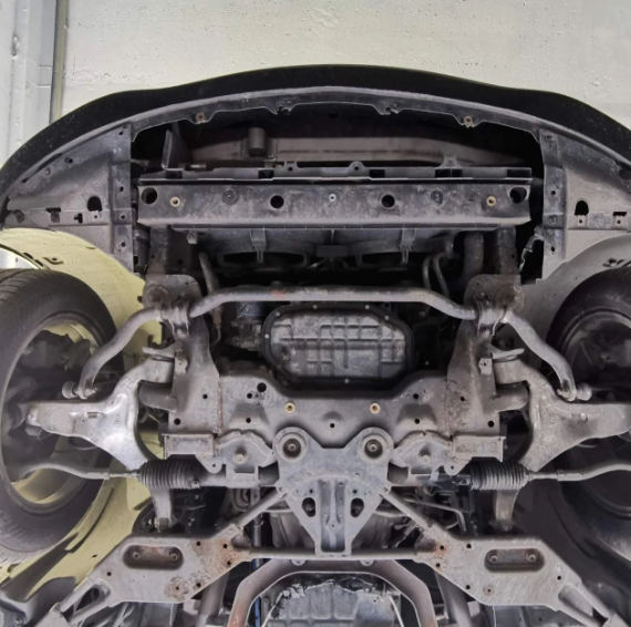 Захист двигуна Infiniti G37 (V36) (2010-2013) 2WD /V: 3.7L/ на радіатор і двигун - 2.0 мм. 100722 фото
