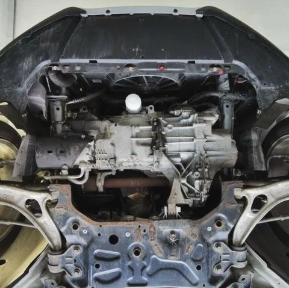 Захист двигуна Ford C-Max II (2009-2019) поверх пластику /V: всі/ на радіатор, двигун, КПП - 2.0 мм. 100397 фото