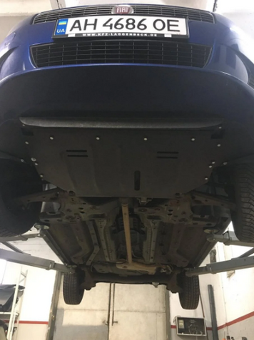 Захист двигуна Fiat Punto Evo (2009-2012) /V: всі/ на двигун і КПП - 2.0 мм. 100374 фото