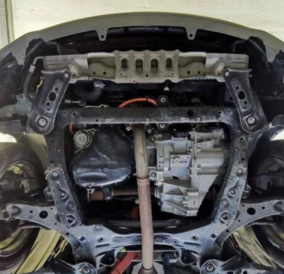 Захист двигуна Toyota Camry V50 (2011-2018) поверх пластику /V: 2.5L/ на радіатор, двигун, КПП - 2.0 мм. 101767 фото
