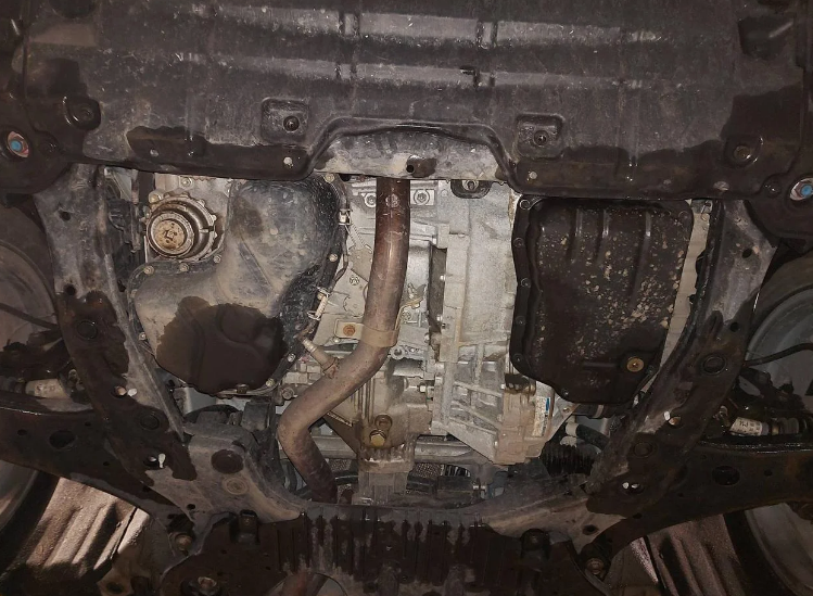 Захист двигуна Lexus RX II (RX350) (2003-2008) /V: 3.5L/ на двигун і КПП - 2.0 мм. 100974 фото