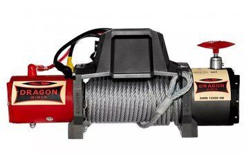 Лебідка автомобільна електрична Dragon Winch DWM 12000 HD 24 В трос 20 м 42883 фото
