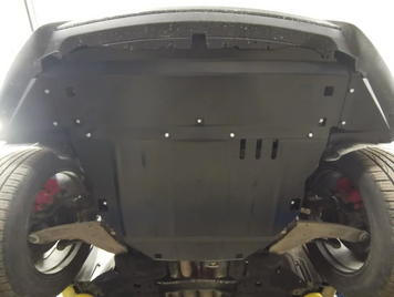 Захист двигуна Lincoln MKZ I (2006-2012) /V: 3.0L, 3.5L/ на радіатор, двигун, КПП - 2.0 мм. 101000 фото