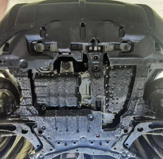 Захист двигуна Mitsubishi Lancer X (2007-2018) /V: всі/ на двигун і КПП - 2.0 мм. 101216 фото