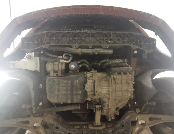Захист двигуна Hyundai Azera II (HG) (2011-2017) /V: всі/ на двигун і КПП - 2.0 мм. 100600 фото