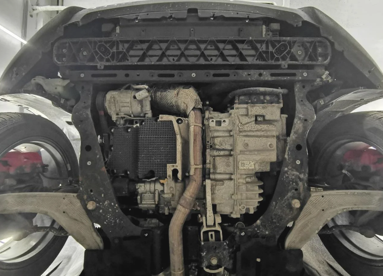 Захист двигуна Lincoln MKZ I (2006-2012) /V: 3.0L, 3.5L/ на радіатор, двигун, КПП - 2.0 мм. 101000 фото