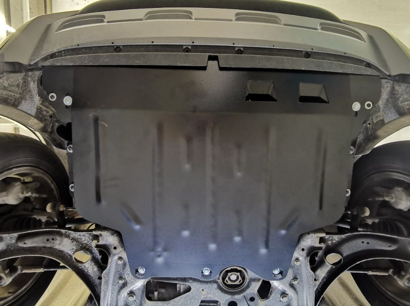 Захист двигуна Volkswagen Tiguan II (2015-2025) /V: всі/ на двигун і КПП - 2.0 мм. 101969 фото
