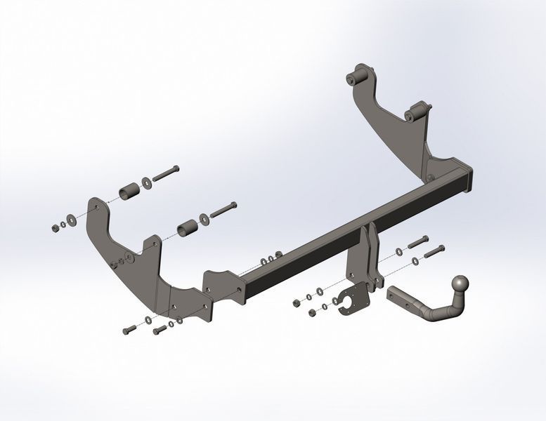 Фаркоп на DACIA SANDERO STEPWAY 2008-2012 Ф-А-100271 фото
