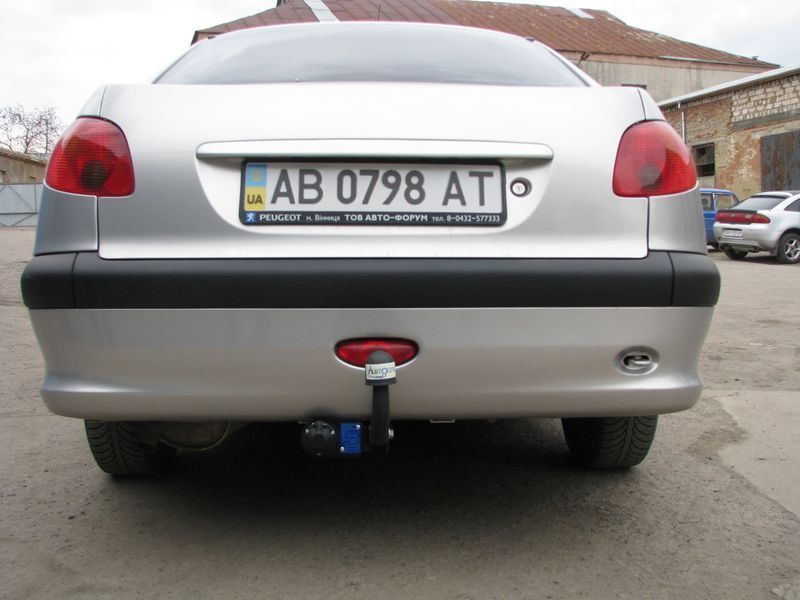 Фаркоп на PEUGEOT 206 2006-- Ф-А-101021 фото