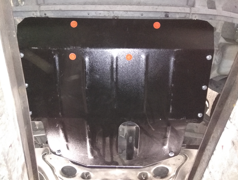 Захист двигуна Ford Transit V (2000-2006) 2WD задній /V: всі/ на радіатор, двигун, КПП - 2.0 мм. 100503 фото