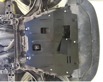 Захист двигуна Nissan Qashqai+2 (2008-2013) /V: всі/ на двигун і КПП - 2.0 мм. 101321 фото