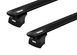 Багажник на рейлінги Thule Wingbar Evo Rapid Black для Seat Arona (mkI) 2017&rarr;; Volkswagen Golf (mkVII)(універсал) 2012-2019 (TH 7111B-753-4097) TH 7111B-753-4097 фото 1