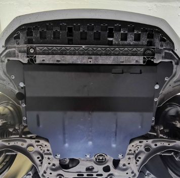 Захист двигуна Audi A3 8V (2012-2020) /V: всі/ на двигун і КПП - 2.0 мм. 100031 фото