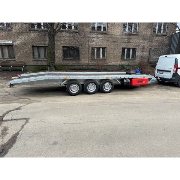 Причіп для перевезення авто, Евакуатор 3 вісі! 6000х2100 2700кг (Транспортер Авто А76016) TransporterA76016 фото