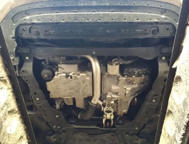 Захист двигуна Volvo V60 I Cross Country (2010-2018) /V: всі/ на двигун і КПП - 2.0 мм. 102000 фото