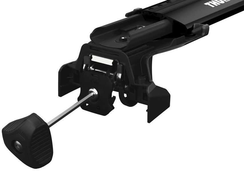 Багажник в штатні місця у рейлінгах Thule WingBar Edge Black для Volkswagen Touareg (mkIII) 2023&rarr; (TH 7215B-7214B-7207-7193) TH 7215B-7214B-7207-7193 фото