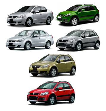 Захист на Suzuki SX-4 (2006-2013 р.) I покоління (GY/EY/RW) вкл. з Рестайлінгом SX-4 (2006-2013 р.) I покоління (GY/EY/RW) вкл. з Рестайлінгом фото