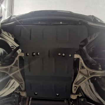 Захист двигуна Jeep Grand Cherokee IV (WK2) (2010-2022) /V: всі/ на радіатор і двигун - 2.0 мм. 100785 фото