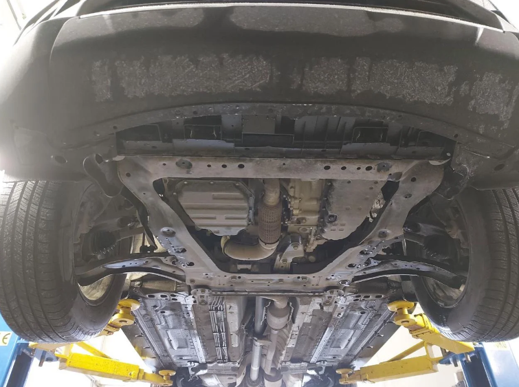 Захист двигуна Nissan Rogue II (2013-2020) /V: всі/ на радіатор, двигун, КПП - 2.0 мм. 101326 фото