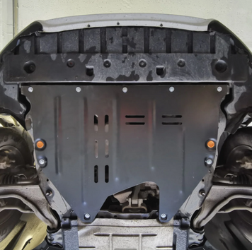 Захист двигуна Ford Fusion II (2012-2020) Америка /V: 2.7L/ на двигун і КПП - 2.0 мм. 100461 фото