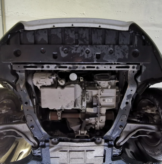 Захист двигуна Ford Fusion II (2012-2020) Америка /V: 2.7L/ на двигун і КПП - 2.0 мм. 100461 фото