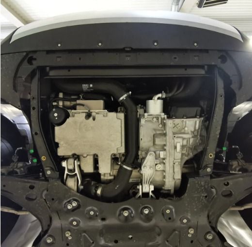 Захист двигуна Volvo XC40 (2017+) /V: всі/ на радіатор, двигун, КПП - 2.0 мм. 102005 фото