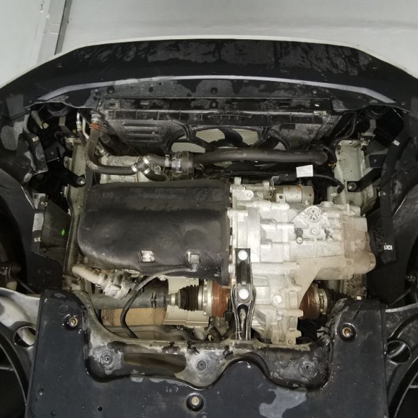 Захист двигуна Volkswagen Touran II (2015+) /V: всі/ на двигун і КПП - 2.0 мм. 101980 фото