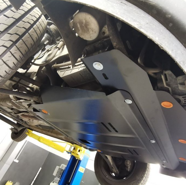Захист двигуна Ford Fusion II (2012-2020) Америка /V: 2.7L/ на радіатор, двигун, КПП - 2.0 мм. 100462 фото