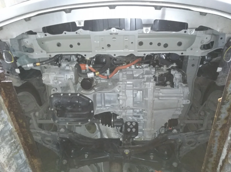 Захист двигуна Toyota Aqua I (NHP10) (2011-2021) /V: всі/ на радіатор, двигун, КПП - 2.0 мм. 101730 фото