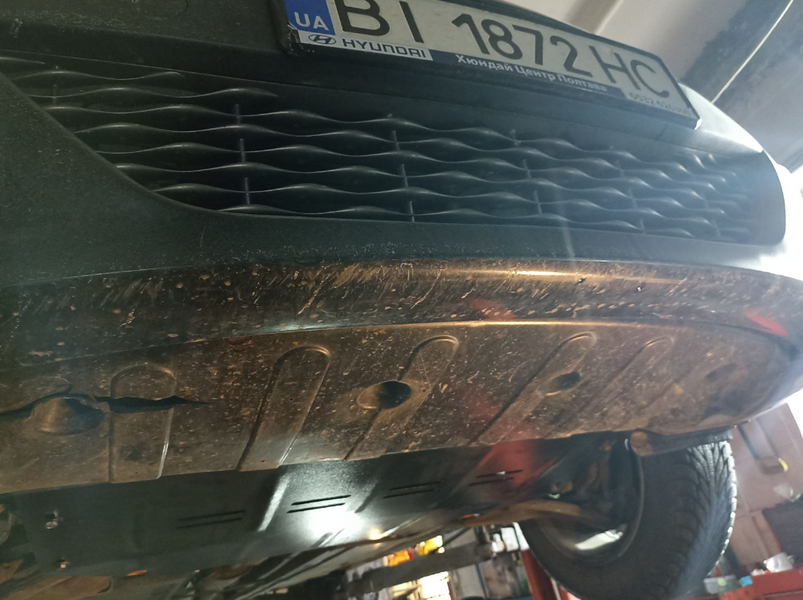 Захист двигуна Hyundai Sonata VI (YF) (2009-2014) Hybrid /V: всі/ на двигун і КПП - 2.0 мм. 100663 фото