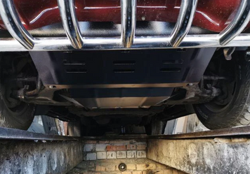 Захист двигуна Mitsubishi Pajero Sport I (1996-2008) /V: всі/ на радіатор і двигун - 2.0 мм. 101231 фото