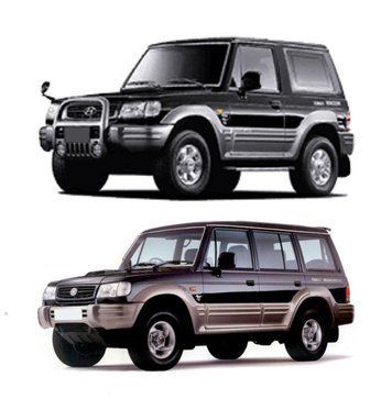 Захист на Hyundai Galloper (1998-2003 р.) II покоління вкл. з Рестайлінгом Galloper (1998-2003 р.) II покоління вкл. з Рестайлінгом фото