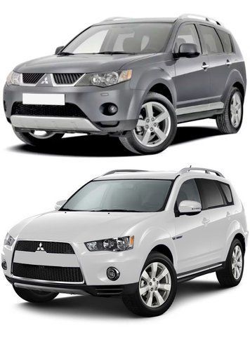 Захист на Mitsubishi Outlander (2006-2014 р.) II покоління (CW/ZG/ZH) вкл. з Рестайлінгом Outlander (2006-2014 р.) II покоління (CW/ZG/ZH) вкл. з Рестайлінгом фото