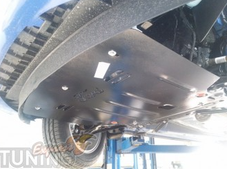 Захист двигуна Ford Fiesta VI (2008-2019) /V: крім 1.0L/ на двигун і КПП - 2.0 мм. 100444 фото