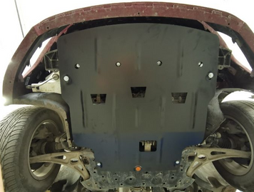 Захист двигуна Hyundai Sonata VII (LF) (2014-2023) поверх пластику /V: всі/ на радіатор, двигун, КПП - 2.0 мм. 100669 фото